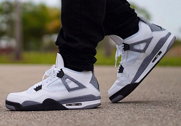 Air Jordans 4 White Cement Air Jordans 4 White Cement