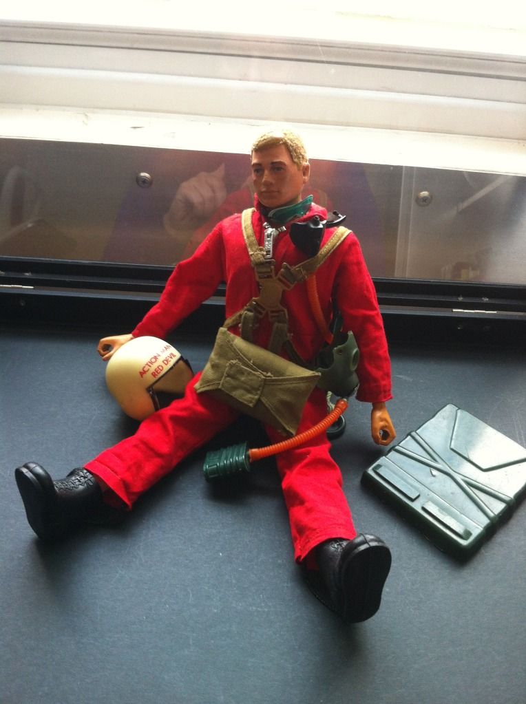 vintage action man red devil