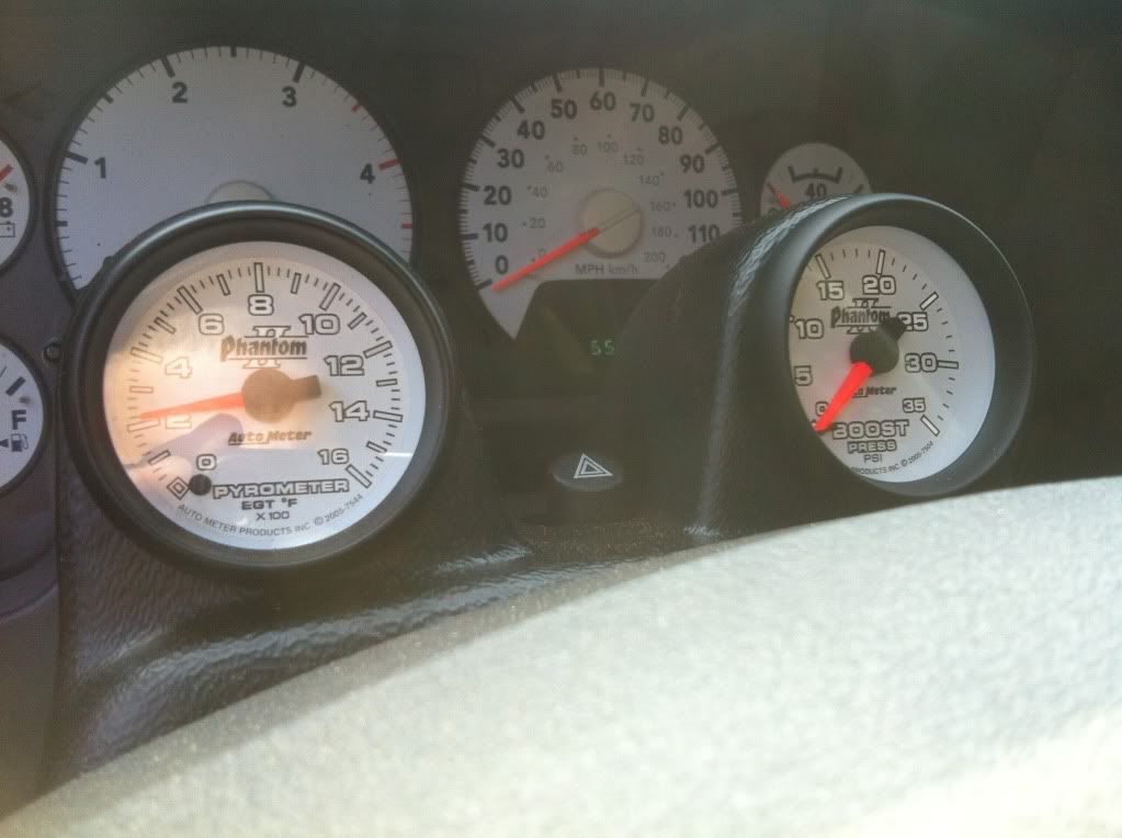 Dual steering column pod and gauges. Cummins Diesel Forum