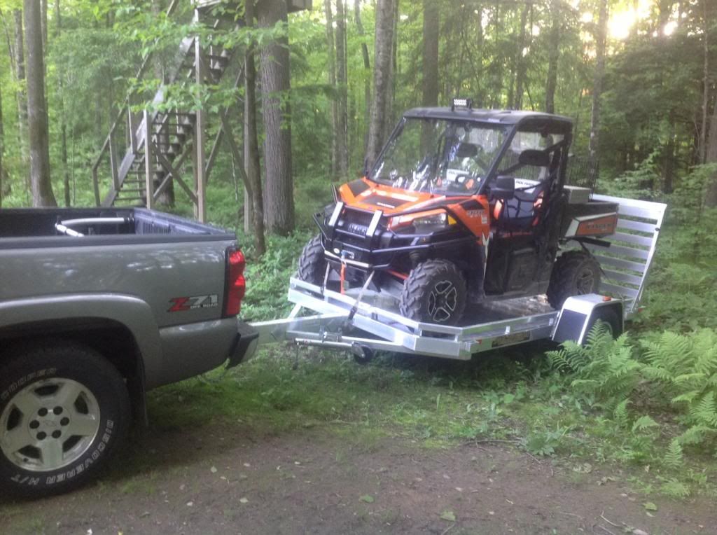 New toy hauler PRC Polaris Ranger Club