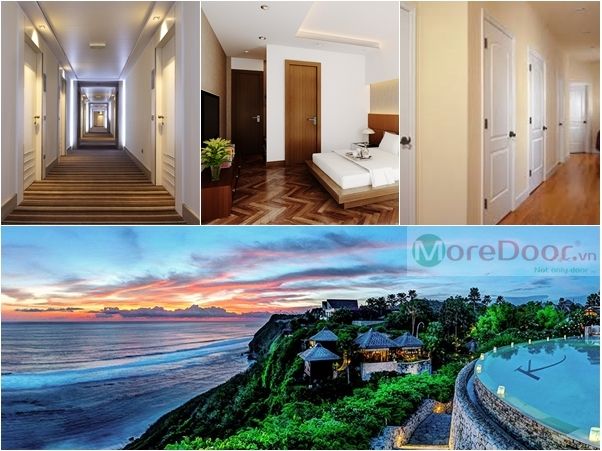 Cửa gỗ công nghiệp Moredoor mang vẽ đẹp trang nhã và hiện đại