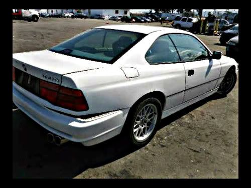 Wrecked bmw 850i #3