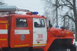 Дежурившая пожарная машина
