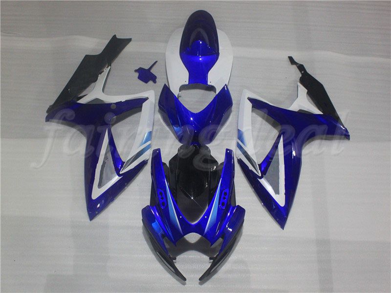 Front Nose Fairings fit Suzuki 2006 2007 GSXR 600 750 K6 Injection Black Blue